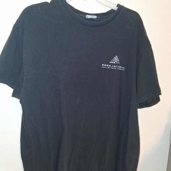 ROCK AND ROLL HALL OF FAME TSHIRT XL BLACK HOF - Picture 2 of 4